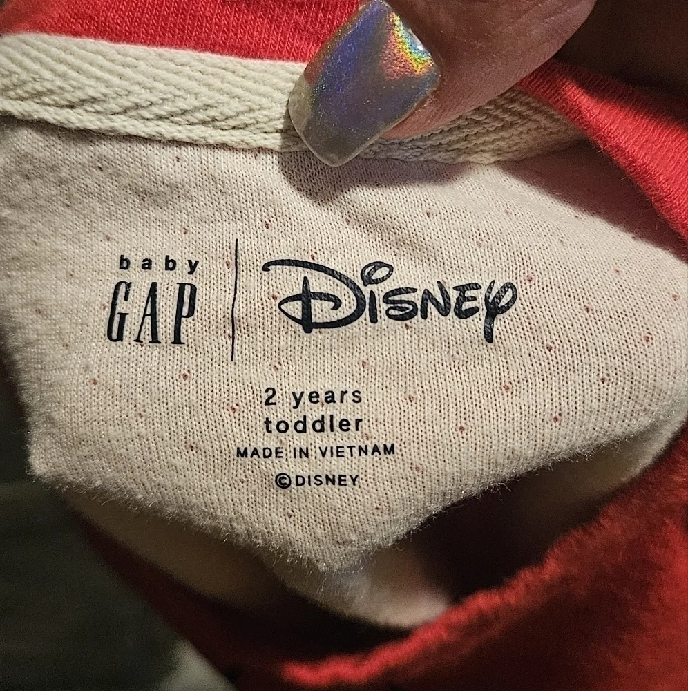 EUC Gap Disney Minnie Mouse 2T Long-sleeved Top - Picture 2 of 3